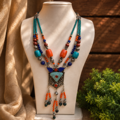 Tribal Statement Necklace